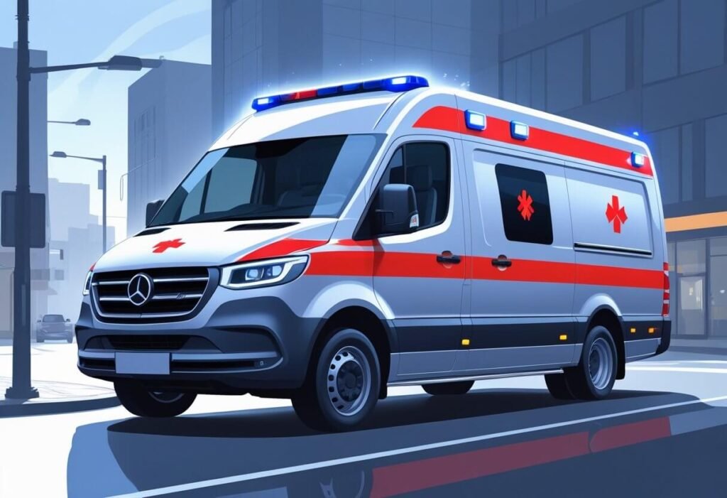 ambulancia de transporte