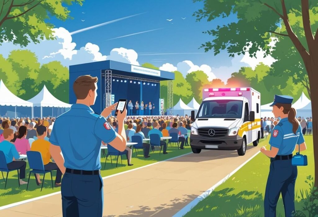 como solicitar ambulancia para eventos