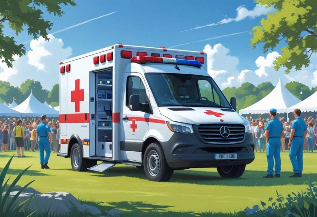 ambulancia para cobertura de eventos
