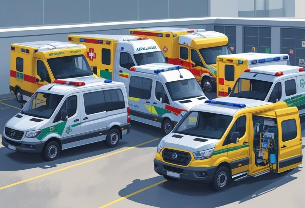 quais os tipos de ambulancia portaria 2048