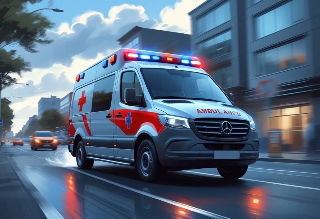 ambulancia em emergência
