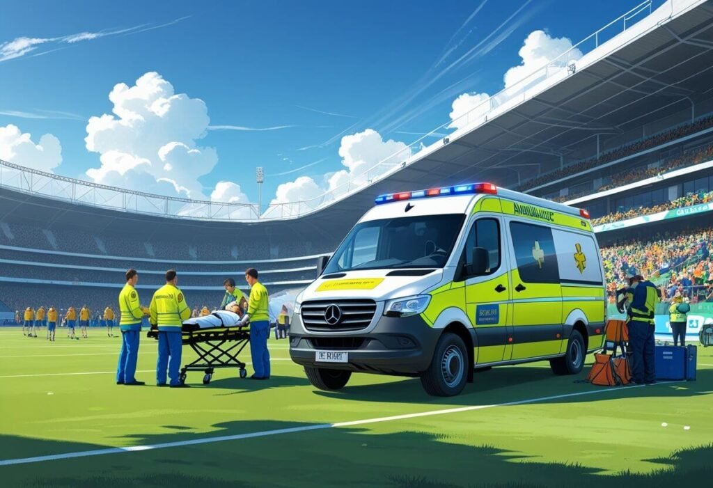 ambulancia em eventos esportivos