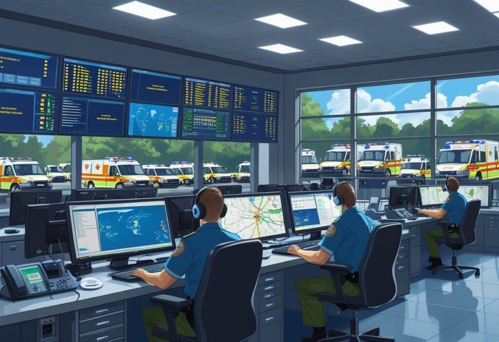 central de ambulâncias